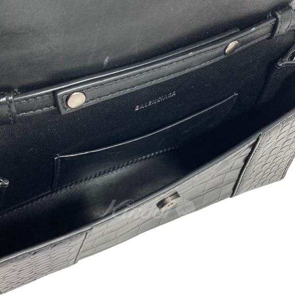 Balenciaga Down Town Chain Shoulder Bag Black - Picture 6 of 6